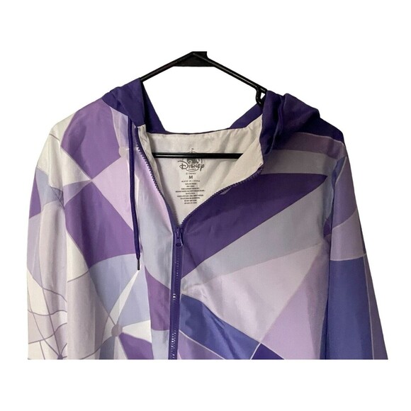 Disney Jacket Womens Medium Purple Magic Kingdom Tomorrowland Full Zip Coat - Picture 6 of 16